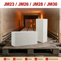 Brique isolante en mullite JM26 Al2O3 55% 1430 ° C 0,85 g/cm³ pour four de traitement thermique et CCS≥2,0 MPa