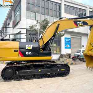 Excavatrice Caterpillar 320D2 d'occasion, faible nombre d'heures de travail, performance stable, pelle sur chenilles CAT d'occasion pour la construction - Product Image 2