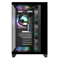 New Design Atx Gaming Case Tempered Glass Computer Case Mid Tower PC Case Computer Gabinete PC Cabinet