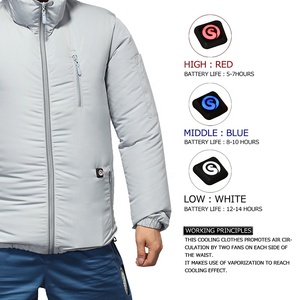 Electrical Powerful Fan Cold Vest for Hot Weather <strong>Cooling</strong> <strong>Jacket</strong> With 5200Mah Battery Air Fan - Product Image 3