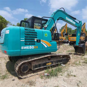 Miniexcavadora de <span class=keywords><strong>8</strong></span> Toneladas SWE80E Usada, Precio Bajo, Envío Gratis, Nuevo Modelo, Bomba Hidráulica Agrícola con Motor Yanmar - Product Image 2