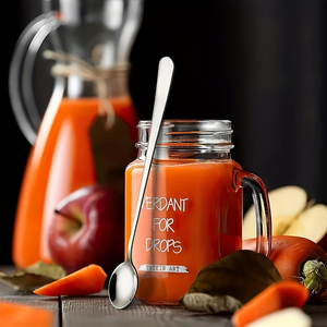 Ensemble de cuillères en acier inoxydable à long manche Cuillère à thé et crème glacée à dessert en métal de qualité alimentaire pour les mariages et autres occasions - Product Image 3