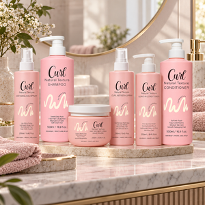 Set per la Cura dei Capelli Ricci all'Ingrosso: Shampoo, Balsamo, Maschera e Olio per Capelli - Fornitore OEM/ODM - Product Image 3