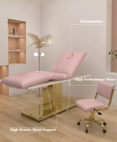 Hot Koop Hoge Kwaliteit Elektrische Cosmetische Bed Spa Schoonheid Meubels Massagetafel Gezichtsbehandeling Bed Voor Schoonheidssalon