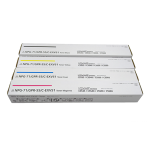 ตลับหมึกโทนเนอร์ NPG-71 GPR-55 C-EXV 51 สำหรับเครื่องถ่ายเอกสาร <span class=keywords><strong>Canon</strong></span> ImageRUNNER Advance C5535 C5540 C5550 C5740 C5760 ชุดอุปกรณ์ 23K/38K ปัจจุบันมีจำหน่ายแล้ว - Product Image 1