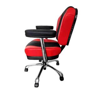 YH jugador al por mayor Texas Hold'Em sillas de póquer Casino rojo Pu cuero rodillo brazo juego silla con reposabrazos - Product Image 5