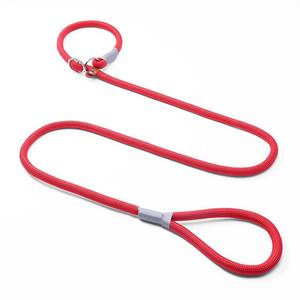 Correa para mascotas a prueba de explosiones con cadena P, Correa tensada de nailon para perros y gatos con función almacenada para correr, fabricante directo - Product Image 5