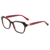 Lunettes en acétate Borregls pour femmes, nouveau design de marque, monture carrée chromée, lunettes optiques pour hommes