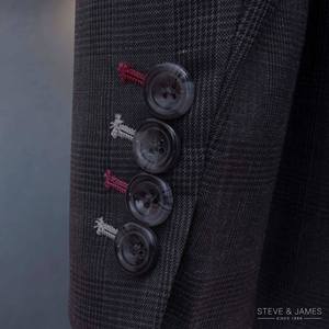 Traje de Boda para Hombre de Alta Calidad, Hecho a Medida en Tailandia por Steve & James, 100% Lana, Corte Entallado - Product Image 5