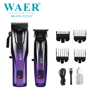 WAER WA-6105 Cortadora de Pelo Eléctrica de Alta Calidad y Velocidad con Cuchilla de Cerámica y Titanio, Recortadora de Barba con Pantalla Digital - Product Image 2