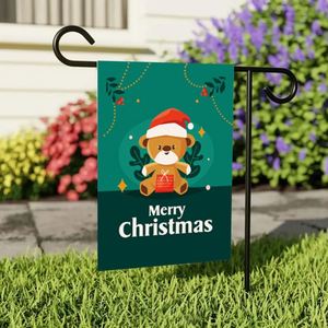 Wholesale Christmas Garden <b>Flags</b> 12x18 Double Sided Outdoor Custom Design Pennant Cloth Polyester Anti-Wrinkle - Product Image 3