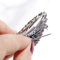 Jolies ailes d'ange en diamant incrustées, broches de Corsage pour hommes et femmes, strass, broche d'aile d'ange, accessoires de manteau