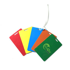 Tag bagasi PVC plastik keras hadiah promosi dirancang dengan elegan untuk Aksesori Perjalanan - Product Image 6