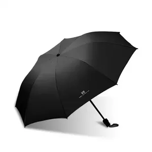 Fully <strong>Auto</strong> <strong>Close</strong> and <strong>Open</strong> Car Reverse <strong>Umbrella</strong> Reflective Three-fold <strong>Umbrella</strong> Men Business Folding <strong>Umbrella</strong> - Product Image 4