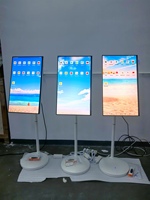 Moniteur interactif à écran tactile Android 13 de 32 pouces Affichage TV portable Télécommande Tablette à grand écran Équipement publicitaire