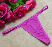 SacKnove Sous-vêtements pour filles multicolores, lingerie douce et respirante, mini string, culotte sexy, string pour femmes
