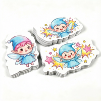 Pegatinas de Vinilo Impermeables de PVC al por Mayor, Pegatinas de Dibujos Animados, Pegatinas Troqueladas, Impresión Personalizada, Pegatinas Adhesivas con Logotipo