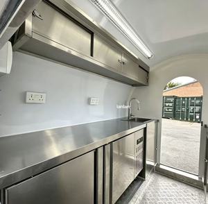 Remolque de Comida con Impresión de Marca Personalizada, Cocina Móvil Impermeable, Carrito de Aperitivos para Mercado al Aire Libre y Conciertos - Product Image 6