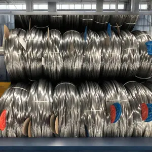 Yüksek karbon çekme tavlama çelik tel yay iyi esneklik aşınma direnci korozyon önleyici çinko kaplı çelik tel çubuklar