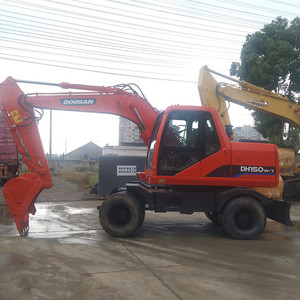 รถขุดล้อยาง Doosan150W-7 มือสอง ระบบไฮดรอลิก 15 ตัน ของแท้ ผลิตดั้งเดิม รถขุด Doosan มือสอง - Product Image 3