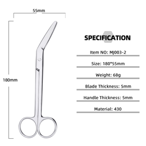 Nouveau modèle OEM Ciseaux chirurgicaux manuels en acier inoxydable pour retirer les bandages, multi-usages, certifiés CE - Product Image 2