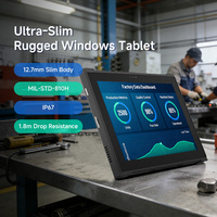 Tableta Robusta de 10.1 Pulgadas con Windows 11, Resistente al Agua IP67, 4G, Intel N150, 5G, Escáner de Código de Barras 2D, Lector NFC, Lector de Huellas Dactilares, PC Industrial OEM
