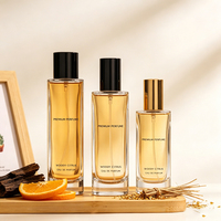 Échantillons Gratuits – Nouvelle Conception Ronde pour Femme – Bouteille de Parfum en Verre Rose 50ml 100ml avec Bouchon Pompe Transparent et Emballage Cosmétique avec Couvercle