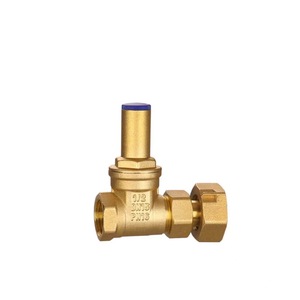Brass Angle <b>Valve</b> Female Thread DN20 Single Gate Water Blocking For <b>Tap</b> Water Pipe - Product Image 2
