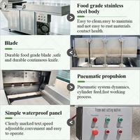 Machine industrielle de découpe, de broyage et de déchiquetage de viande pour poulet congelé