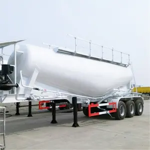 BERKLEY Bulk Cement Sattelzug maschine Vtype maßge schneiderte 40L Tank Pulver Kalk Zement Transport Anhänger zum Verkauf