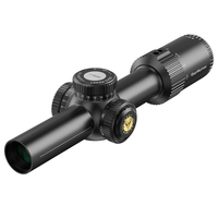 WestHunter HD-N 1.2-6X24 IR LPVO SFP Compact Scope Red Dot Optical Sights Illuminated Wide Angle Tactical Outdoor Hunting Scope