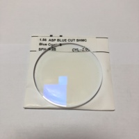1.56 ASP HMC Lensa Optik Resin Single Vision Berkualitas Tinggi Dua Bagian Anti Sinar Biru UV400 Pelindung Jernih
