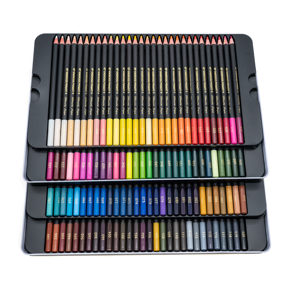 Professional Colored Pencils Set 12/24/36/48/72/120 Colors Artists Drawing Colour Pencils with Customized Logo and Packaging