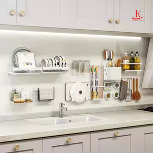 Wholesale Double-layer Magnetic <b>Metal</b> Dishcloth and Kitchen Towel Rack-Hot Selling Model M1067 Made in Taiwan - Product Image 1
