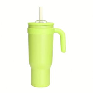 Stainless Steel Toddler Travel Coffee Mug Custom Kids <b>Tumbler</b> <b>With</b> Handle and <b>Straw</b> American Style Vacuum Insulated Flask - Product Image 5