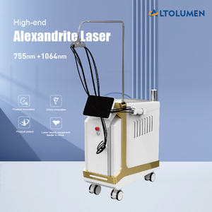 Épilateur pour soins de la peau Épilation au <span class=keywords><strong>laser</strong></span> alexandrite Alex 755nm 1064nm Épilation permanente au <span class=keywords><strong>laser</strong></span> alexandrite à longue impulsion - Product Image 2