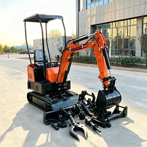 รถขุดขนาดเล็ก 3.5 ตัน เครื่องยนต์ Kubota ได้รับมาตรฐาน EPA พร้อมบริการจัดส่งฟรี รถขุดตีนตะขาบขนาดเล็ก สำหรับงานเกษตร 1 ตัน 2 ตัน รถขุดขนาดเล็กสำหรับใช้ในบ้าน - Product Image 1