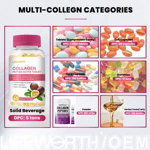 Suplementos de Colágeno para Cuidados com a Pele Adultos Lifeworth Private Label Cápsulas Premium para Clareamento da Pele (60/90/120 Contagens) para Saúde - Product Image 4