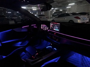 Lumière d'<span class=keywords><strong>ambiance</strong></span> intérieure de voiture Pièces détachées de voiture Jeu d'éclairage intérieur pour Audi A4 B9 Lumière d'<span class=keywords><strong>ambiance</strong></span> intérieure 30 Couleur 2016 + - Product Image 2