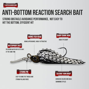 DN 7g 9g 11g 13g 18g 21g isca de pesca com lâmina de chamariz 6 cores isca de saia chamariz isca de banho não suspensa - Product Image 6