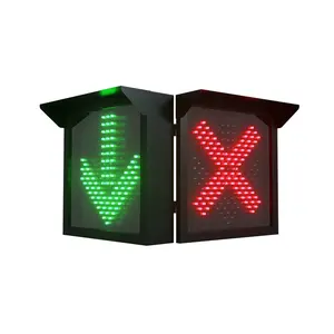 High Quality 600mm*600mm Red Cross Green Arrow Traffic Control Lights for Sale