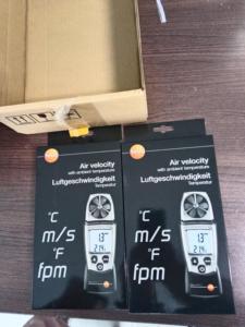 เทสโต้ 410-1 ของแท้และดั้งเดิม - เครื่องวัดความเร็วลมแบบใบพัด - Product Image 6