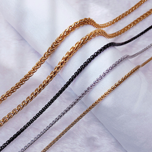 Cadena de Eslabones de Acero Inoxidable Chapada en Oro PVD de 18K para Hombre, Diseño Moderno y Personalizado de Fábrica, para la Fabricación de Joyería - Product Image 4
