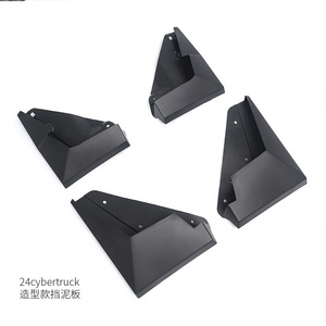 Nouveauté garde-boue couvercle de rabat garde-boue large support de garde-boue noir bavettes pour CYBERTRUCK - Product Image 5