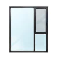 Ventana Abatible Moderna de Aluminio con Aislamiento Térmico y Acústico, Doble Acristalamiento, Tamaño Personalizado, para Dormitorio, con Certificación Energy Star