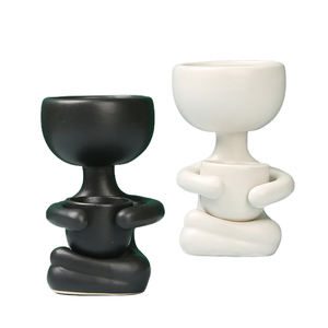 Macetas de Suculentas con Forma Humana, Mini Macetas de Cerámica para Plantas - Product Image 4