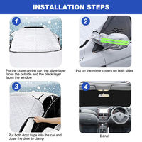 Gran oferta, cubierta protectora para parabrisas de coche, SUV, camión, nieve, polvo, escarcha, protector para parabrisas de coche, cubierta de nieve, cubierta para ventana de coche