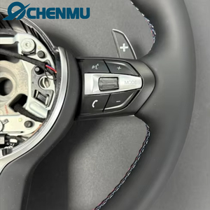 Volant de direction en cuir modifié de haute qualité, couverture intégrale, <span class=keywords><strong>M</strong></span> <span class=keywords><strong>Sport</strong></span> pour <span class=keywords><strong>BMW</strong></span> F10 F30 F15 F80 F01 F02 F87 - Product Image 6