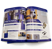 Impression de catalogues personnalisés en couverture souple 8,5x11 pouces, plastification, reliure à cheval, impression numérique du logo - Livre professionnel