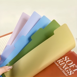 A5 Comfortable Loose-leaf Binder <strong>Notebook</strong> Silicone Ring Detachable Loose-leaf Hot Selling Professional School Office <strong>Notebook</strong> - Product Image 4